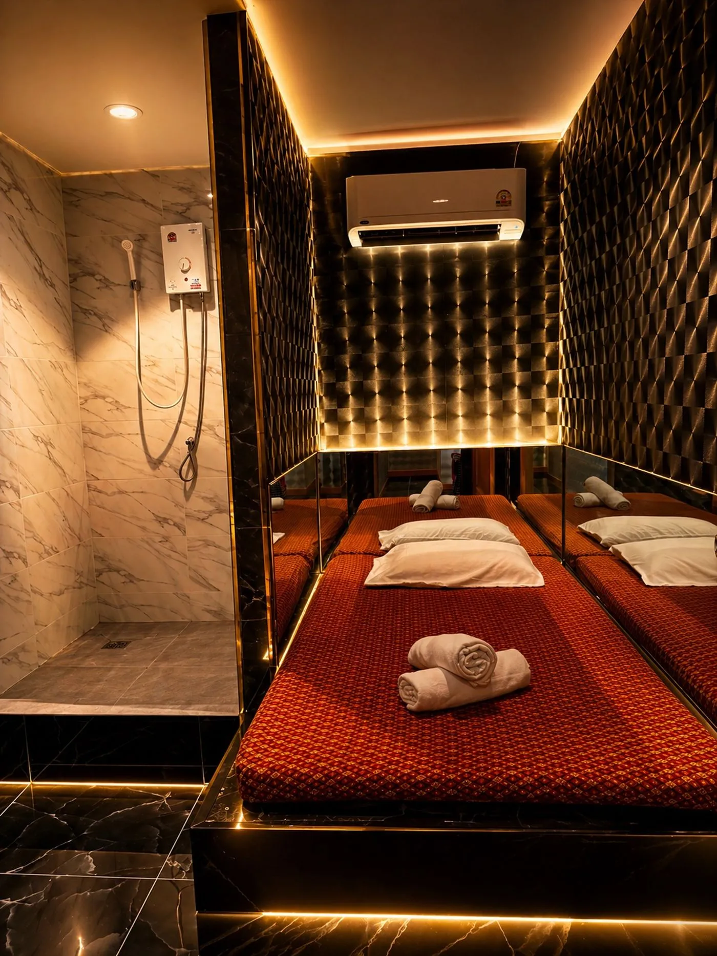 Private Rainfall Shower Suite